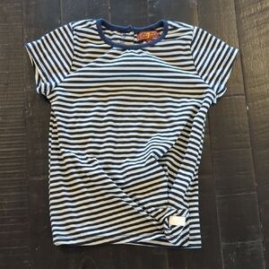 Striped Blue and White Kids Shirt